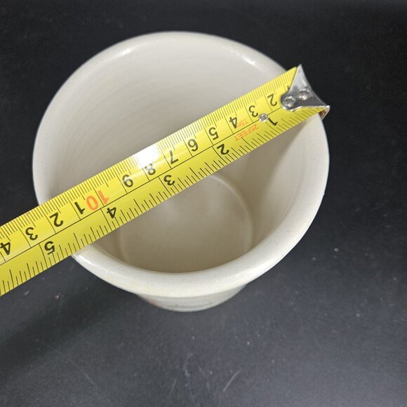 Vintage RRP Co Roseville Ohio 1 Qt Crock Jar Bunny Motif Stoneware USA Pottery 6 - Picture 12 of 12